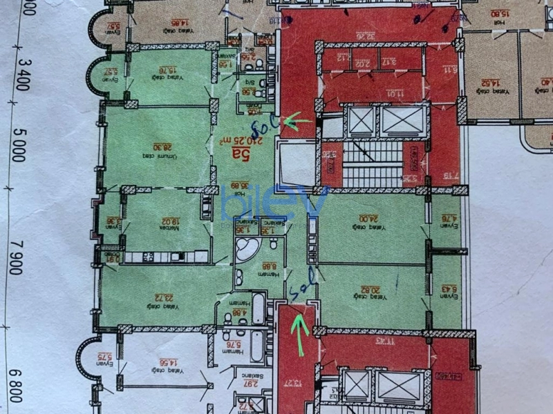 Satış 5 otaqlı Yeni Tikili bina evi  215m², Bakı