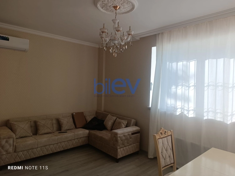 Aylıq Kirayə 2 otaqlı Yeni Tikili bina evi  60m², Bakı