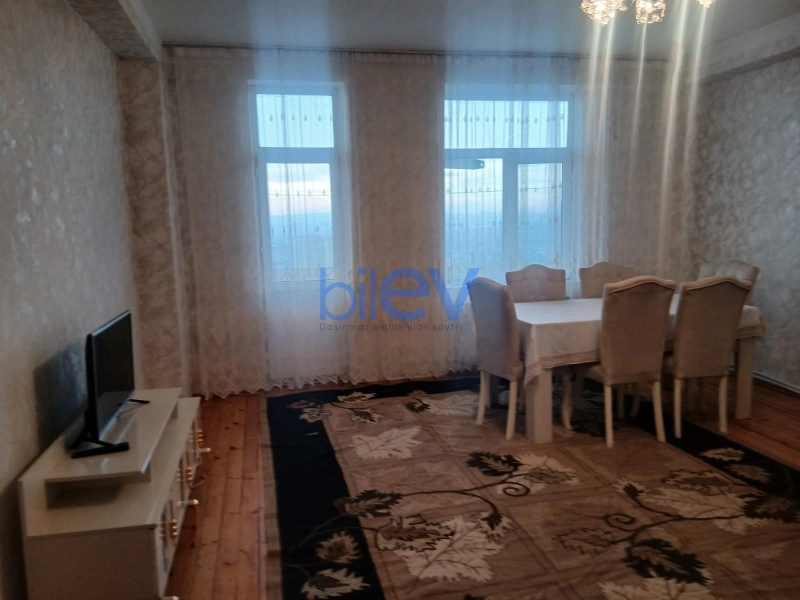 Aylıq Kirayə 3 otaqlı Yeni Tikili bina evi  126m², Bakı