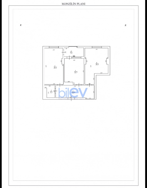 Satış 2 otaqlı Yeni Tikili bina evi  90m², Bakı