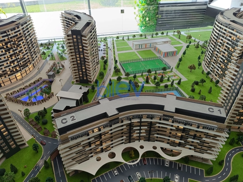 Satış 2 otaqlı Yeni Tikili bina evi  92m², Bakı
